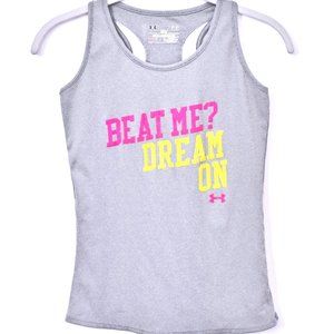 Under Armour HeatGear® Racerback Fitted Athletic Workout Tank - Large